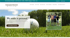 Desktop Screenshot of hunsakerwootenfuneralhome.com